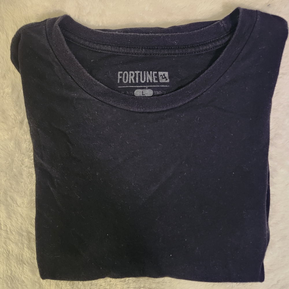 Black Short Sleeve Tee for Men